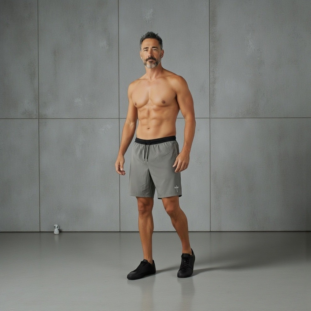 Holstrength Optimal Performance‎ Fit Gym Workout Shorts Grey Mens XXL